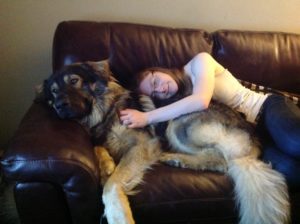 Kelli and her dog