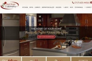 Red Rose Cabinetry website