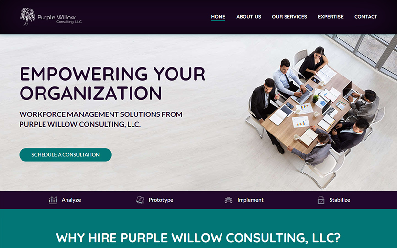 Example of Purple Willow Consulting