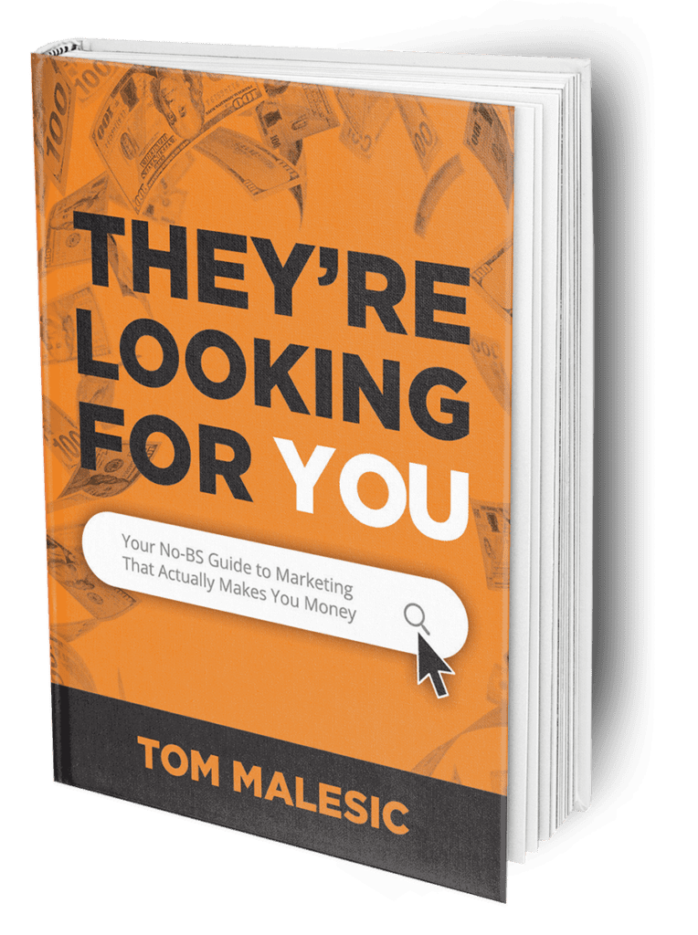 Book cover: They’re Looking for You by Tom Malesic