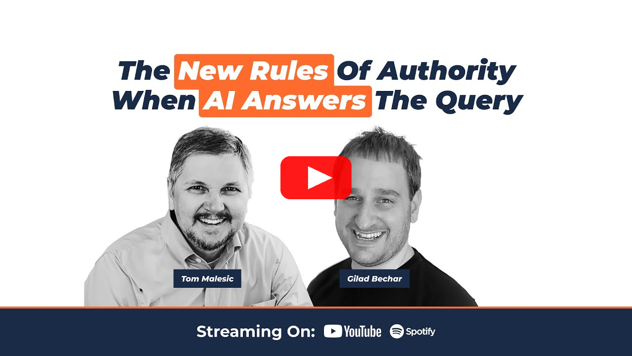 Tom Malesic Co-Guest on Stan Ventures Podcast: “The New Rules of Authority When AI Answers the Query” Explores How Agencies Win in AI Search - YouTube thumbnail